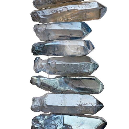 Blue Luster Crystal Stone Nugget Beads by Bead Landing™